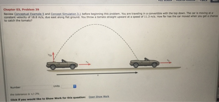 Solved Chapter 03, Problem 39 Review Conceptual Example 5 | Chegg.com