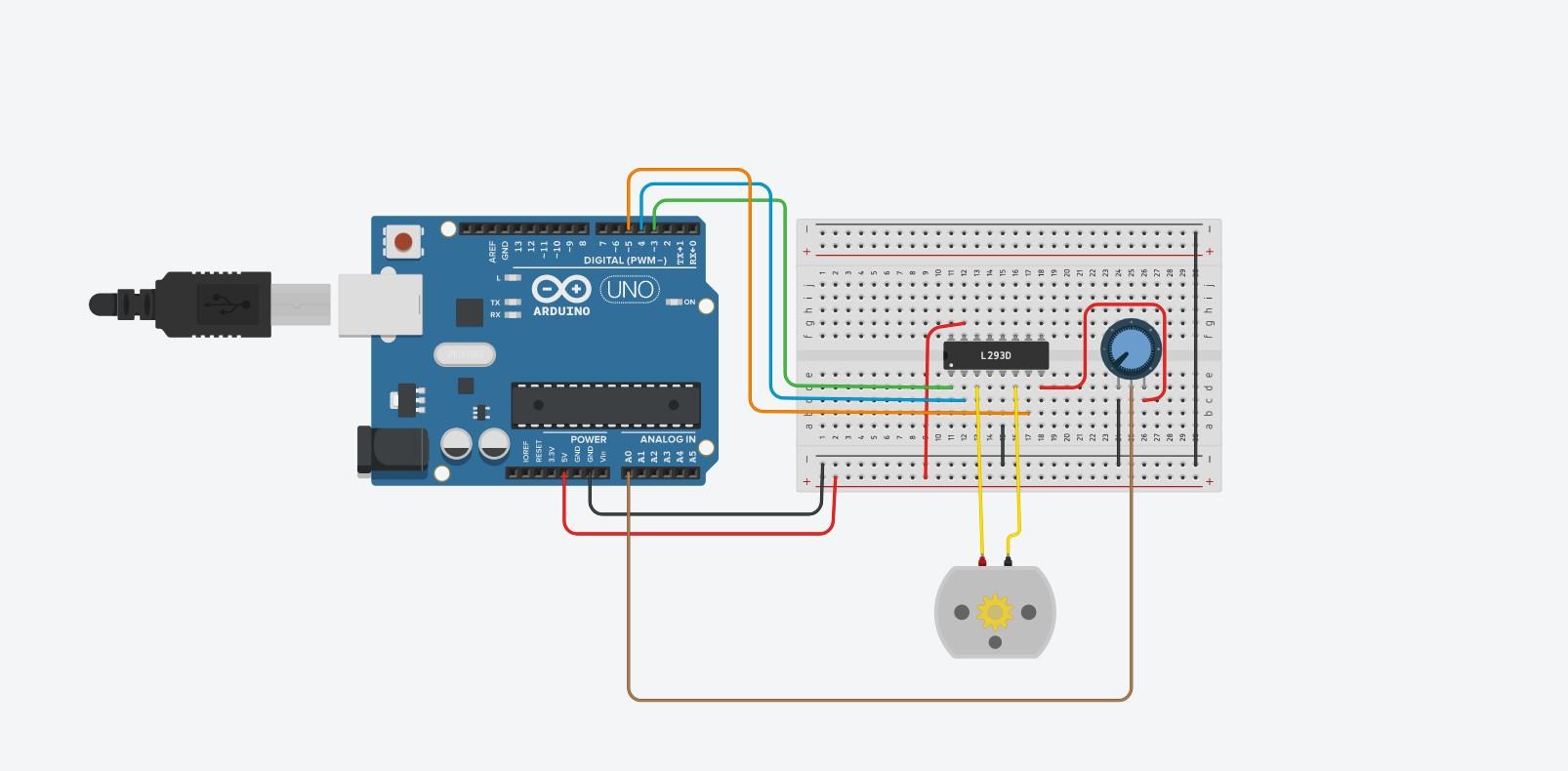 Solved Given the Arduino and breadboard setup above, use | Chegg.com