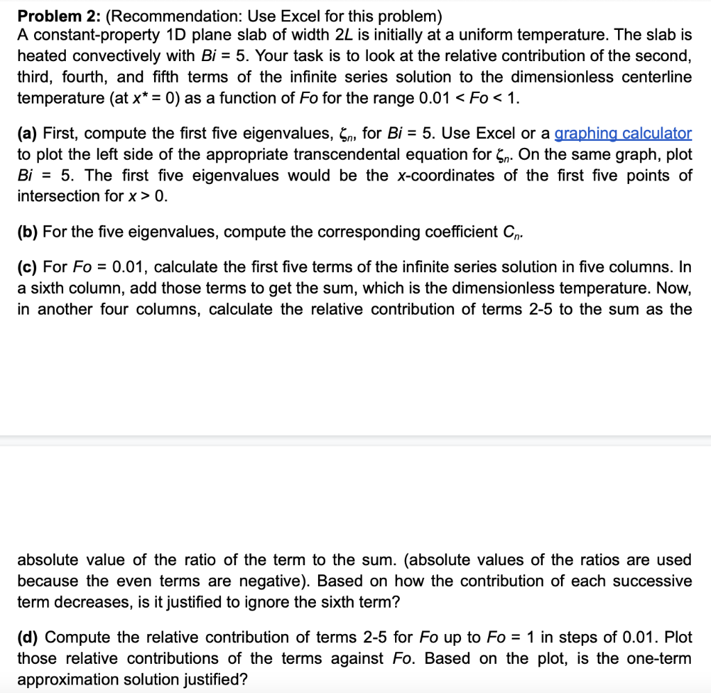 Solved Problem 2 Use Excel for this