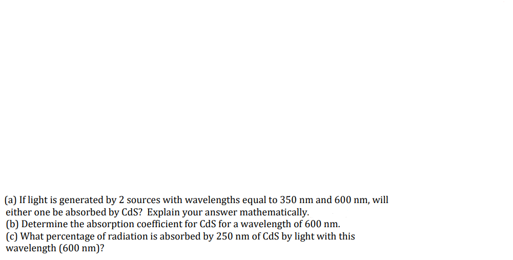 Solved (a) If light is generated by 2 sources with | Chegg.com