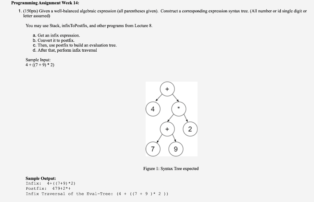 Solved 1. (150pts) Given a well-balanced algebraic | Chegg.com