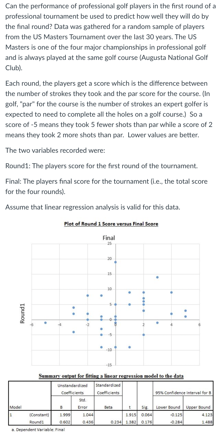 Solved (b) Under This Regression Analysis, We Estimate That, | Chegg.com