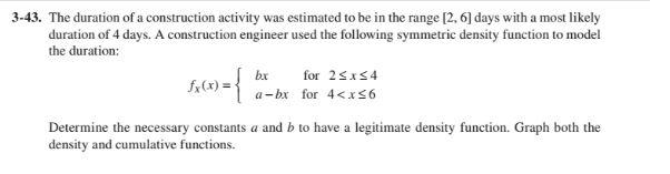 Solved Derive the cumulative function (cdf) as well and | Chegg.com
