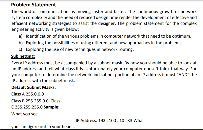 Problem Statement The world of communications is | Chegg.com