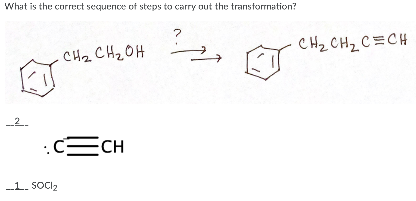 Solved What is the correct sequence of steps to carry out | Chegg.com