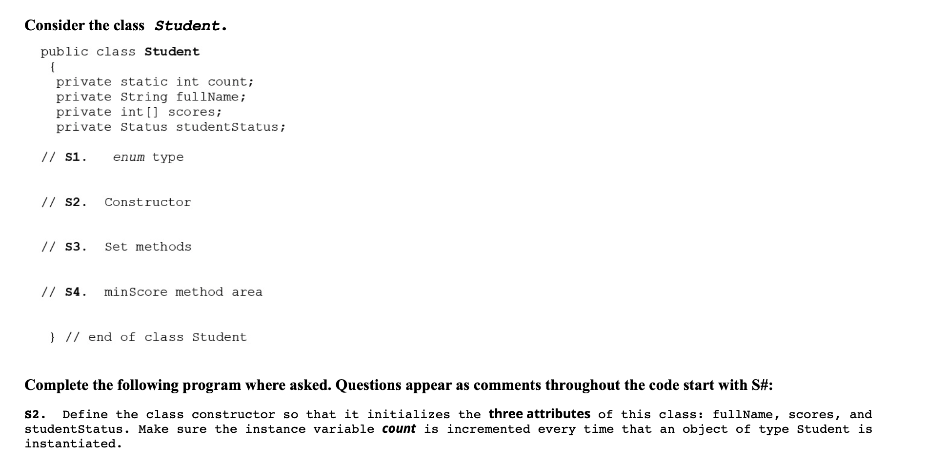 Solved A. Variables that cannot be changed after being | Chegg.com
