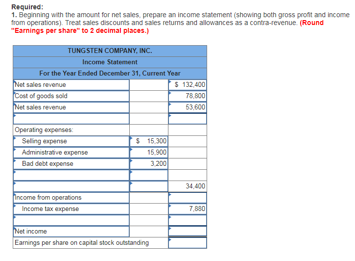 Solved [The following information applies to the questions