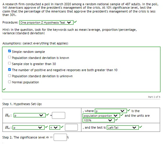 Solved A research firm conducted a poll in March 2020 among | Chegg.com