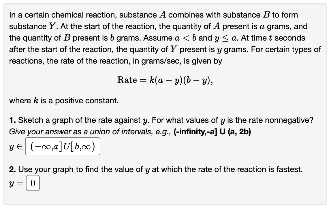 Solved In A Certain Chemical Reaction, Substance A Combines | Chegg.com