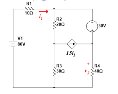 Solved Using the mesh technique, calculate the voltage 𝑣3 | Chegg.com