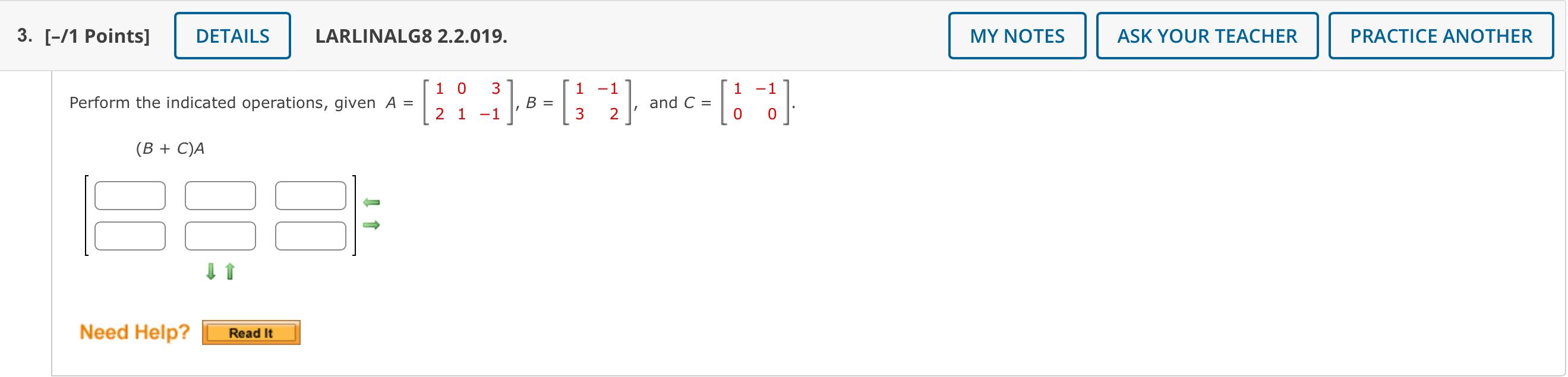 Solved Perform The Indicated Operations, Given | Chegg.com