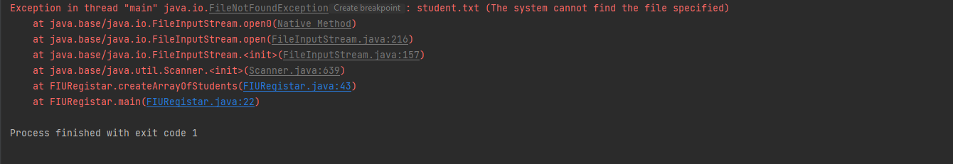 Solved can someone help me understand why my code wont read | Chegg.com