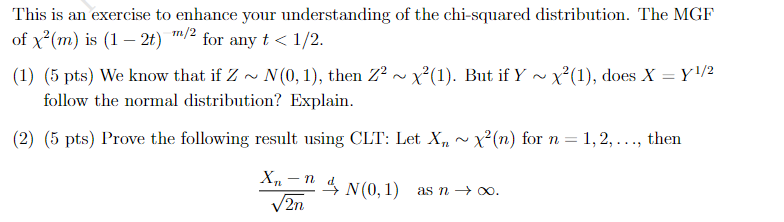 This is an exercise to enhance your understanding of | Chegg.com