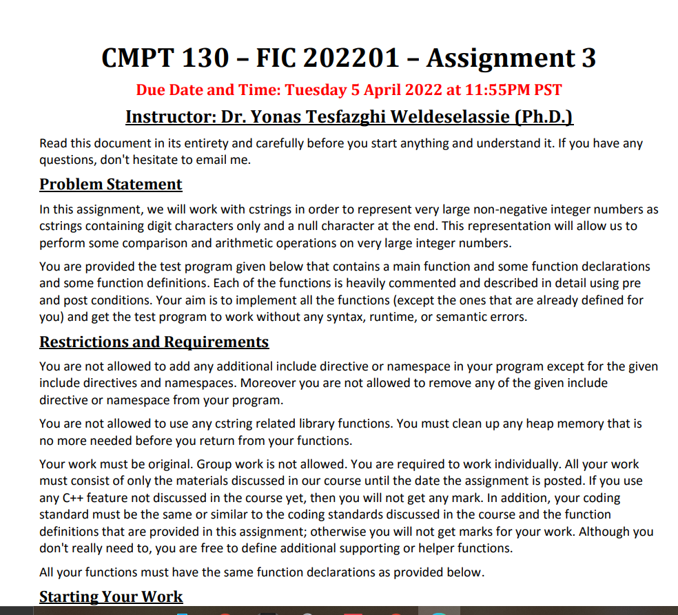Solved Problem Statement In this assignment, we will work | Chegg.com