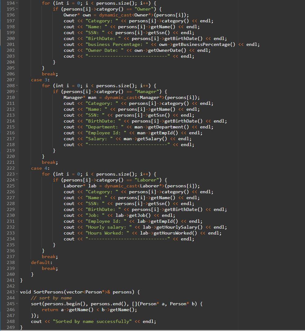 How do I add a function to remove people from the | Chegg.com