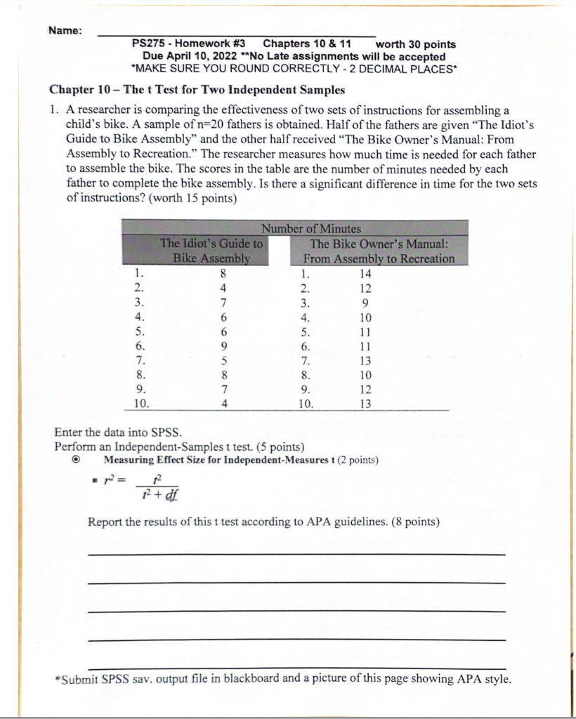 Solved Chapter 11 - The t Test for Two Related Samples 2. | Chegg.com