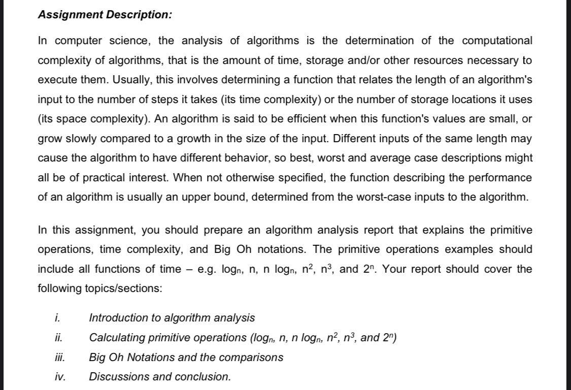 Solved Assignment Description: In computer science, the | Chegg.com
