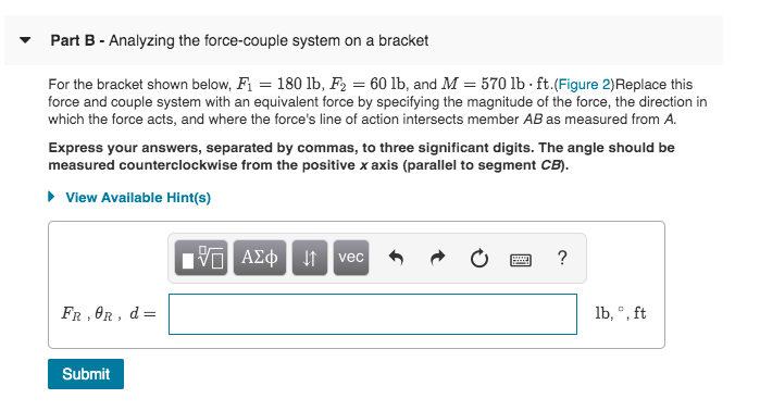 Solved Learning Goal To Replace Force Couple Systems With