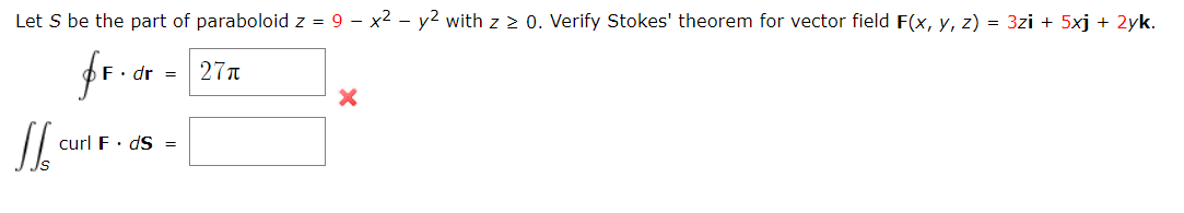 Solved Let S Be The Part Of Paraboloid Z 9 − X2 − Y2 5938