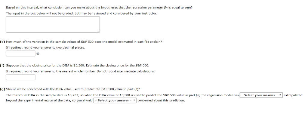 Solved The Dow Jones Industrial Average Djia And The St Chegg Com