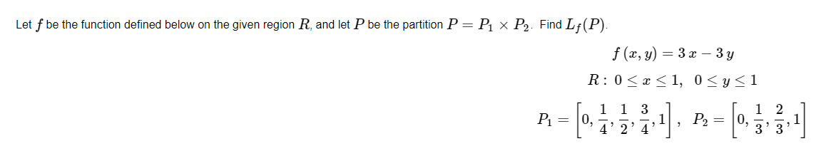 Solved Let f be the function defined below on the given | Chegg.com