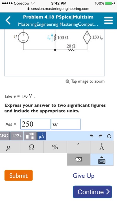 Solved Problem 4.18 PSpicelMultisim Part A Use the | Chegg.com