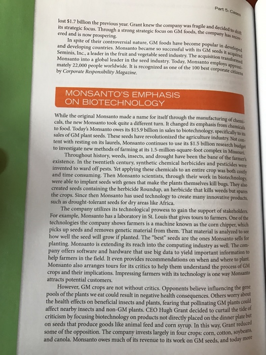 case study monsanto attempts to balance stakeholder interests case study monsanto attempts to balance stakeholder interests