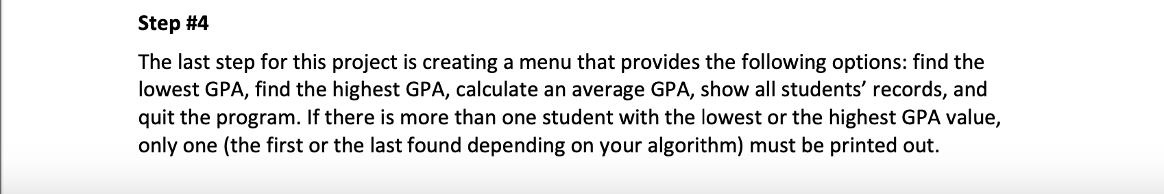 Solved Your project submission must have three files - - A | Chegg.com