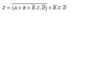 Solved 2 = (A+B+B.C.D) +B.C.D | Chegg.com