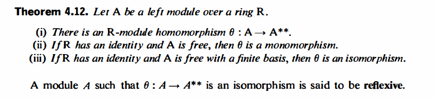 For any homomorphism f : A B of left R-modules the | Chegg.com