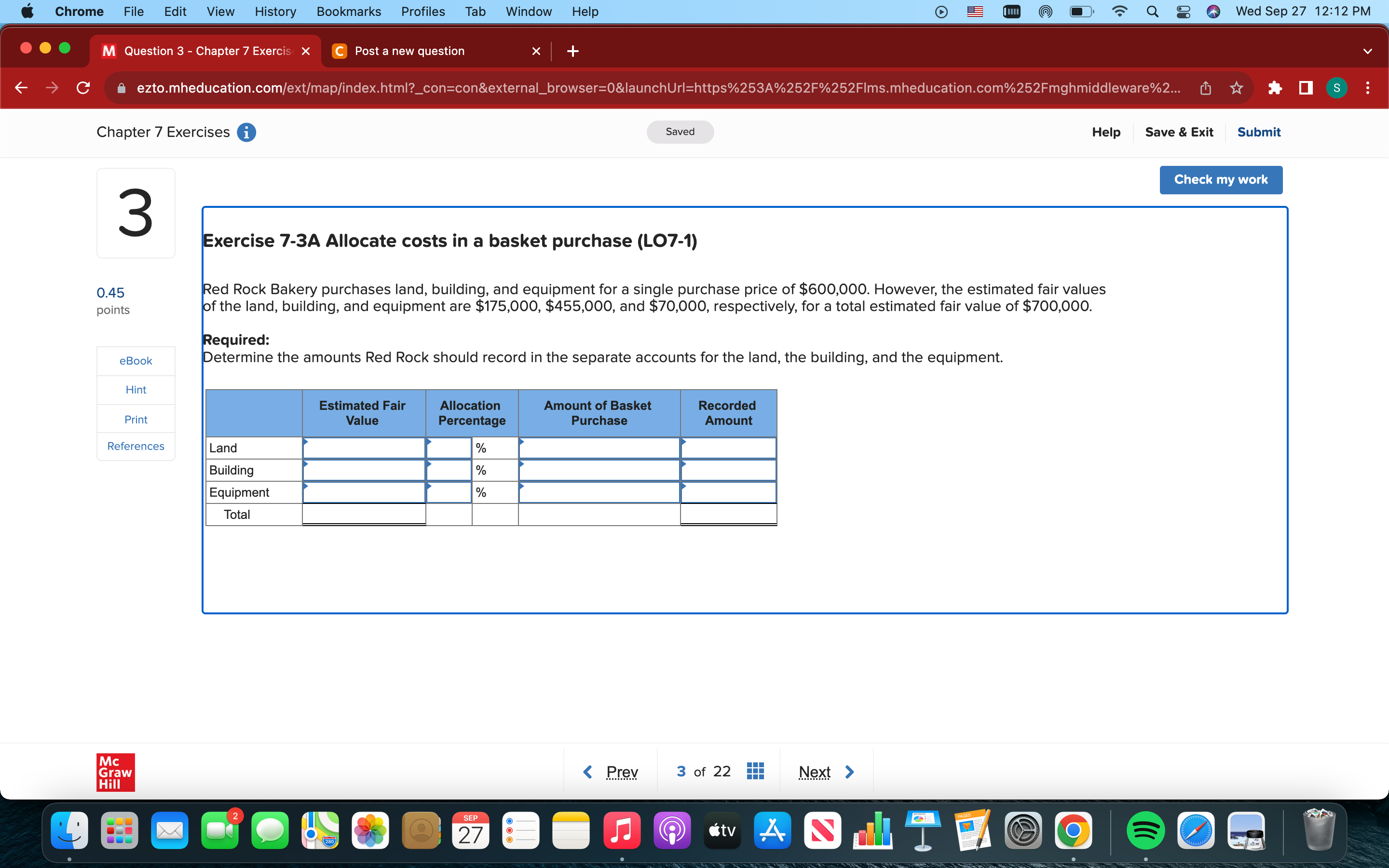 Solved Exercise 73A Allocate costs in a basket purchase