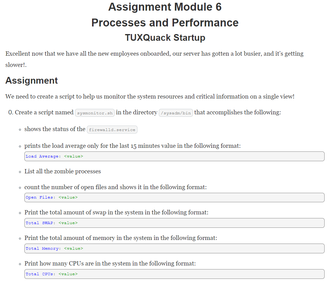 assignment module 6 use it