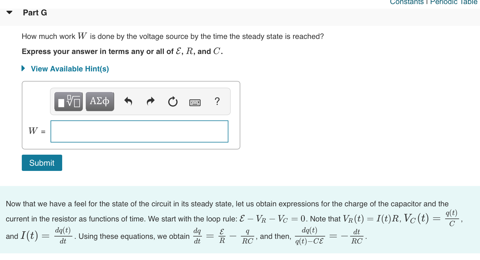 Solved Consider A Series Circuit Containing A Resistor Of Chegg Com