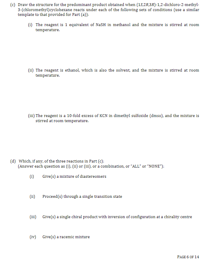Solved I need help answering ALL parts of this question. I | Chegg.com