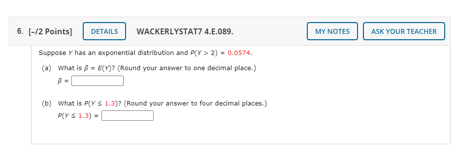 Solved 6 12 Points Details Wackerlystat7 4 E 0 My Chegg Com