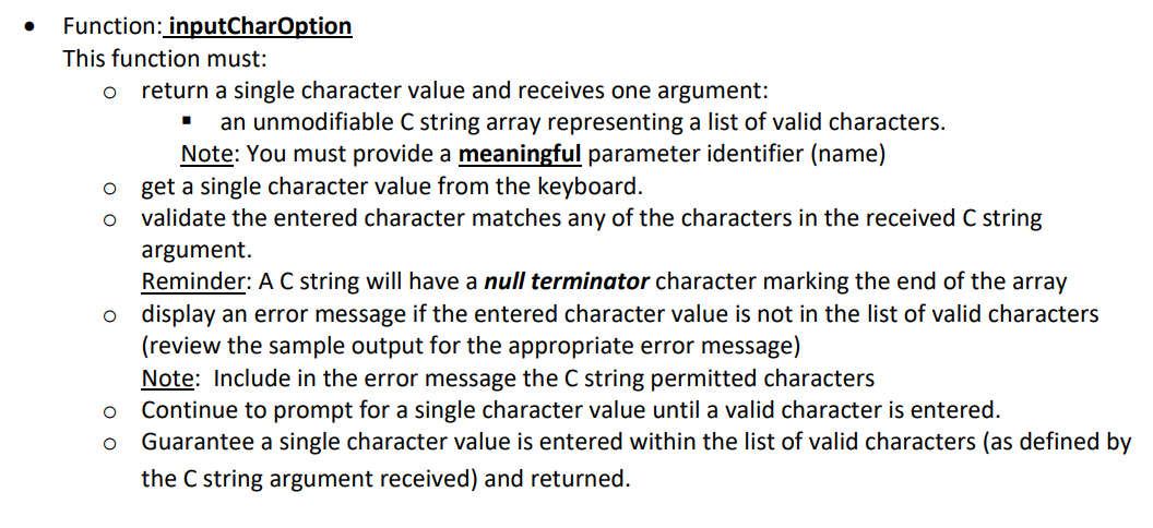 Solved Help me to create this function in the c | Chegg.com