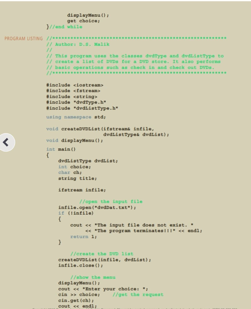 C++ programming language. C++ Programming, D.S Malik | Chegg.com
