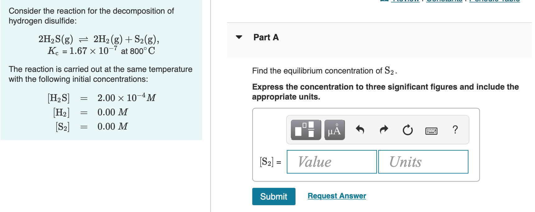 Solved Consider the reaction for the decomposition of | Chegg.com