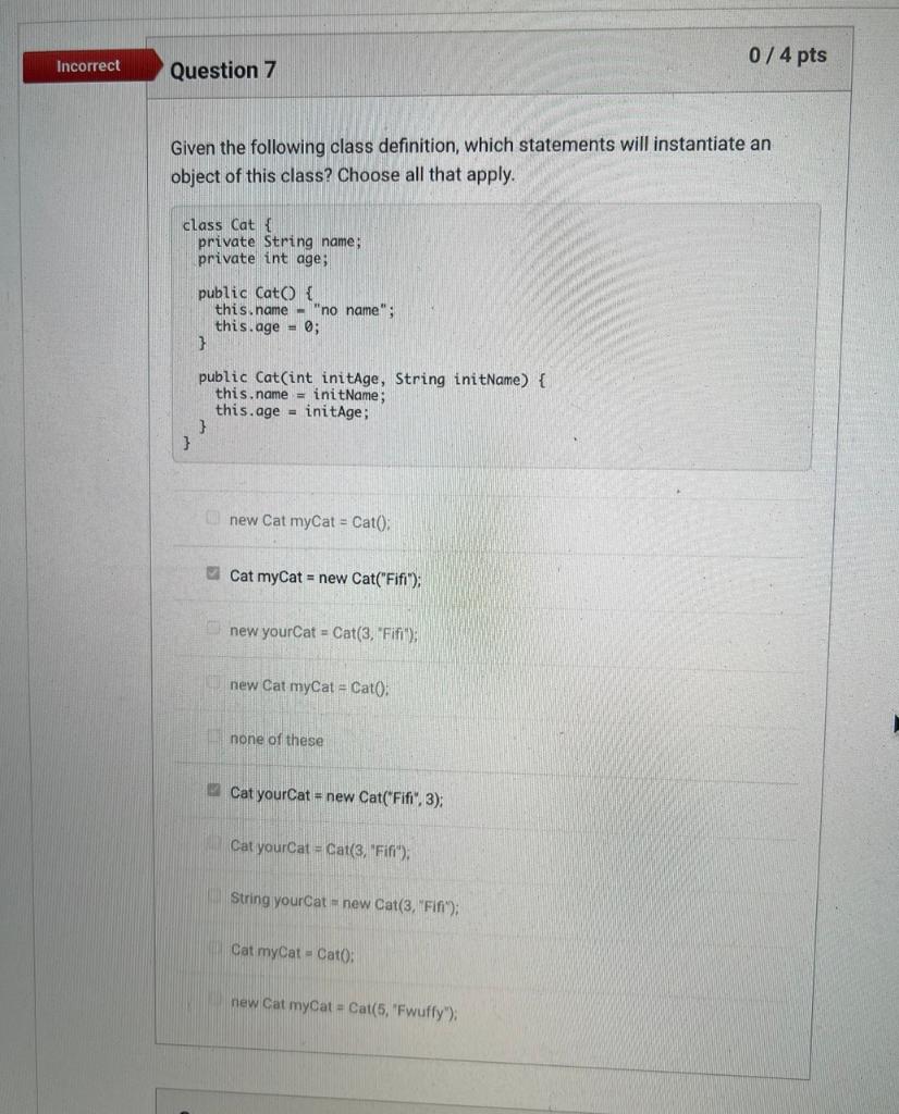 Solved Java! Please help me understand why I missed | Chegg.com
