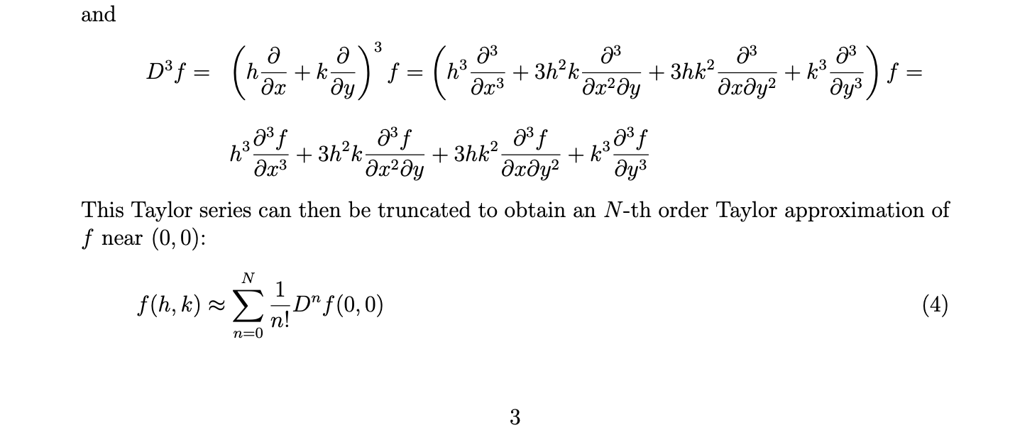 Solved 3 Taylor Series For Functions Of Two Variables For A | Chegg.com