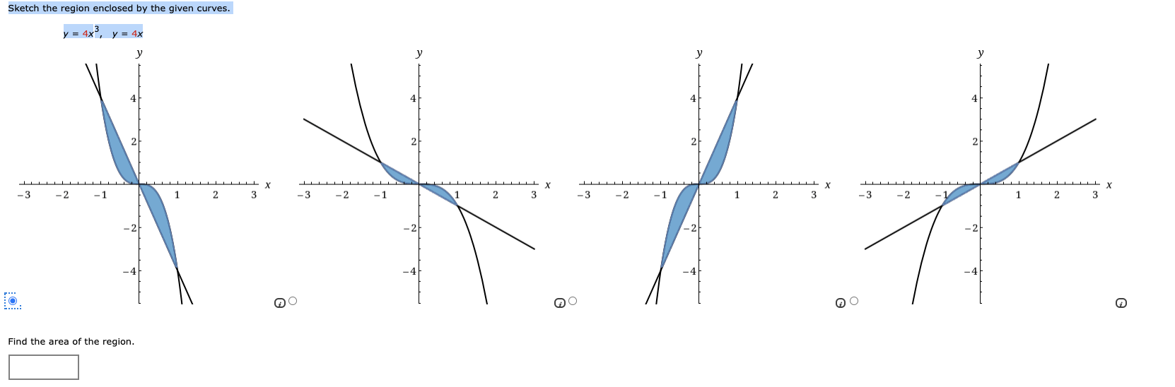 Solved Sketch the region enclosed by the given curves. y = | Chegg.com