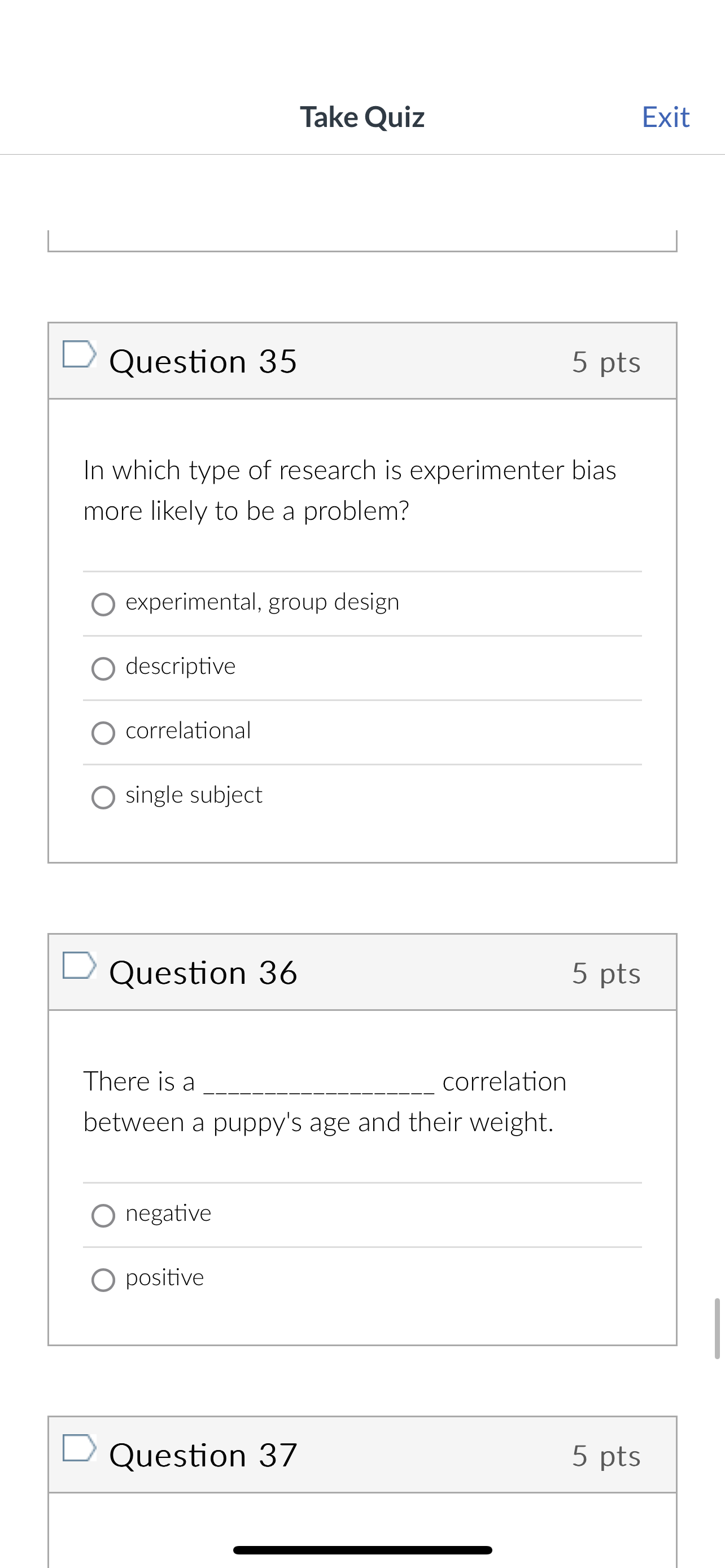 Solved In Which Type Of Research Is Experimenter Bias More | Chegg.com