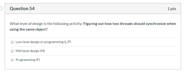 Solved Question 53 1 pts The following term is a correctly | Chegg.com