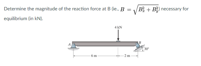 Solved B + B ) Necessary For Determine The Magnitude Of The | Chegg.com