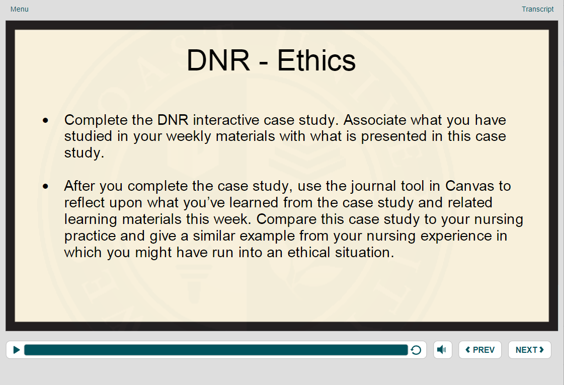 dnr interactive case study journal