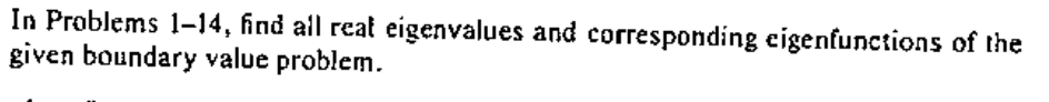 Solved In Problems 1-14, find all real eigenvalues and | Chegg.com