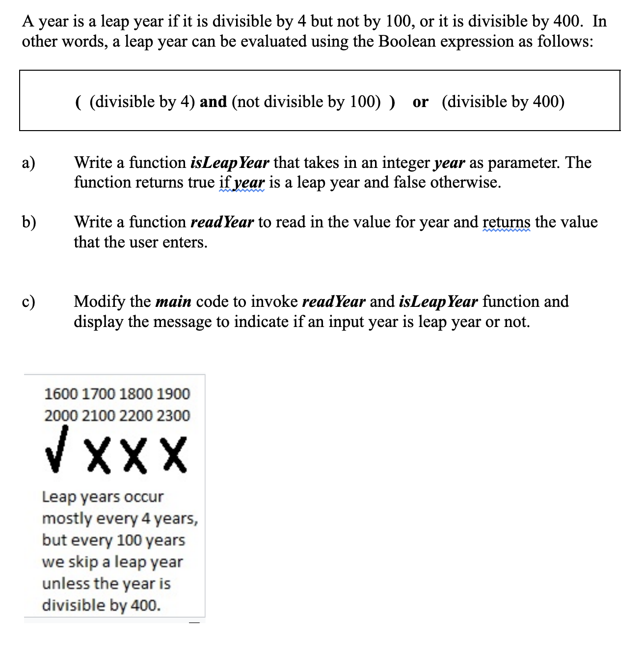 solved-a-year-is-a-leap-year-if-it-is-divisible-by-4-but-not-chegg