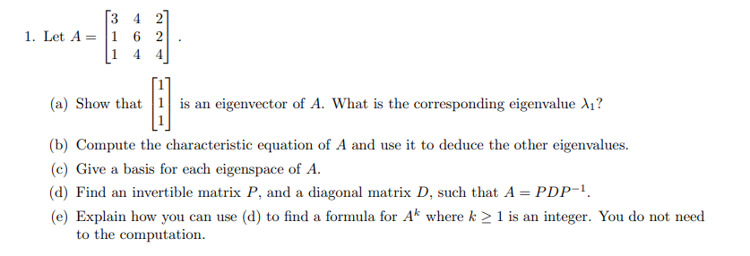 Solved Linear Algebra Hello! I am having particular | Chegg.com