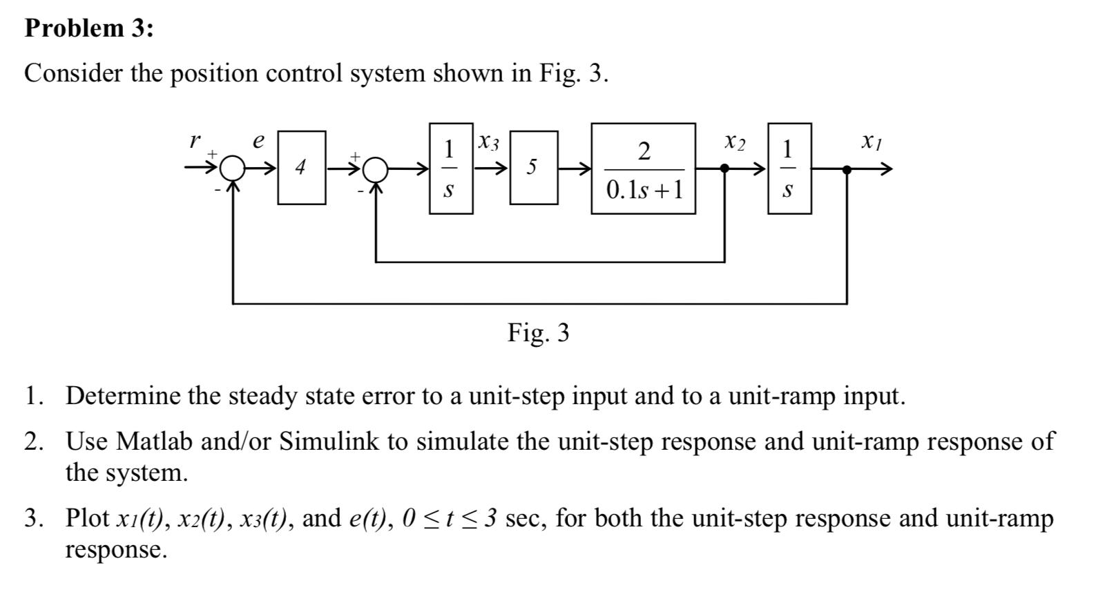 Solved Solve Part 2 And Part 3 Using Matlab/Simulink And | Chegg.com