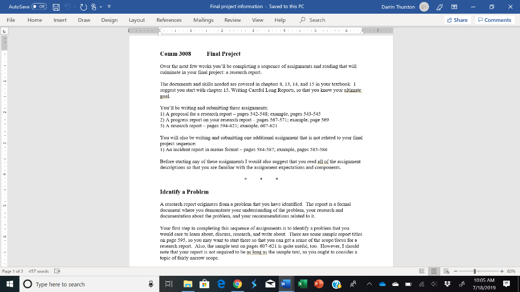 Proposal For A Research Project 100 Points 2 Pages Chegg Com